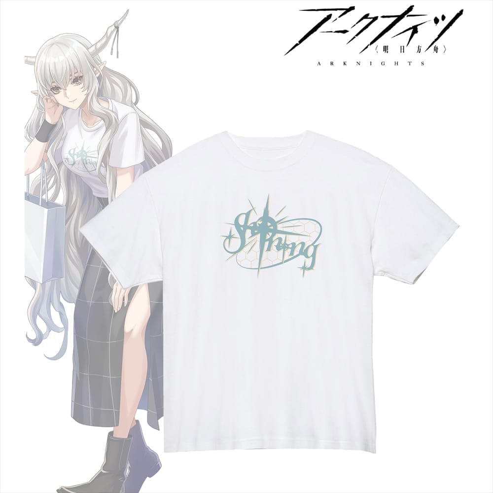 アークナイツ 描き起こし ショッピングver. シャイニング 着用Tシャツメンズ(サイズ/M)