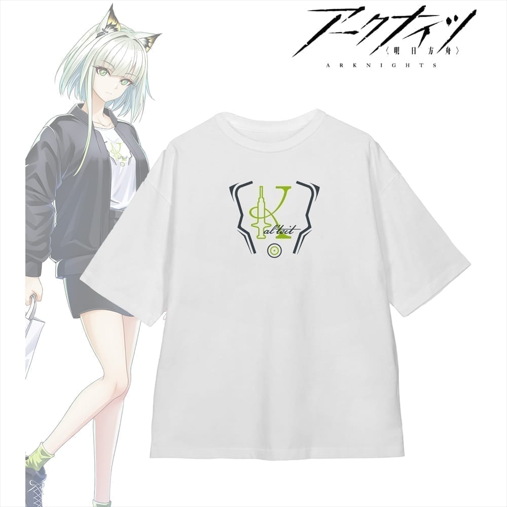 アークナイツ 描き起こし ショッピングver. ケルシー 着用BIGシルエットTシャツユニセックス(サイズ/S)