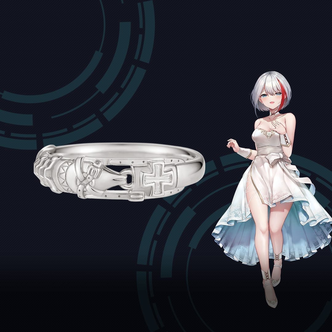 アズールレーン モチーフリング(アドミラル・グラーフ・シュペー) シルバー