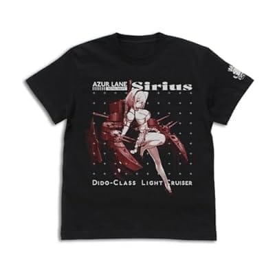 アズールレーン シリアス Tシャツ/BLACK-L