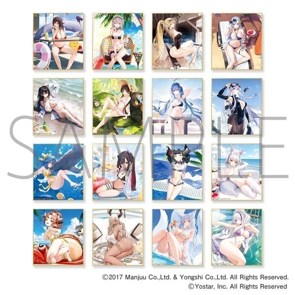 アズールレーン トレーディングミニ色紙 vol.2 16個入BOX