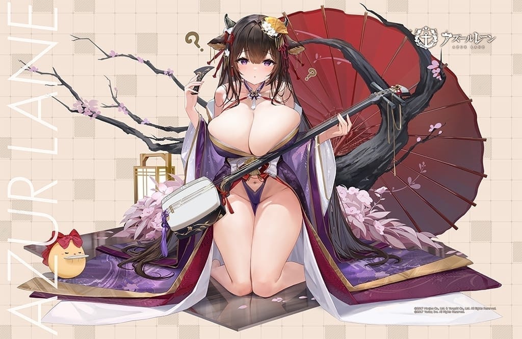 アズールレーン タオルケット(樫野/花咲くラブリーストレイン)