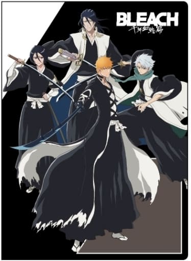 BLEACH 千年血戦篇 プレミアムポストカードホルダー 02/集合デザイン 戦闘ver.