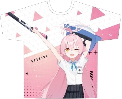 ブルーアーカイブ 描き下ろしフルグラフィックTシャツ / ホシノ