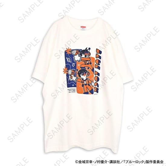 ブルーロック 水沢石鹸コラボ ビッグTシャツ ビビビビッ!!