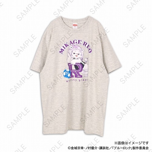 ブルーロック Ms LUTRAコラボ ゆったりTシャツ 御影 玲王