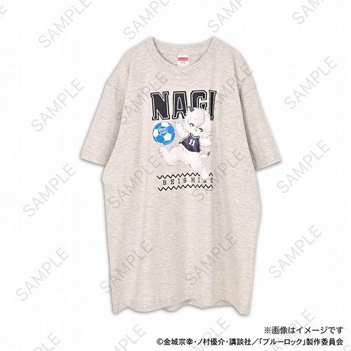 ブルーロック Ms LUTRAコラボ ゆったりTシャツ 凪 誠士郎