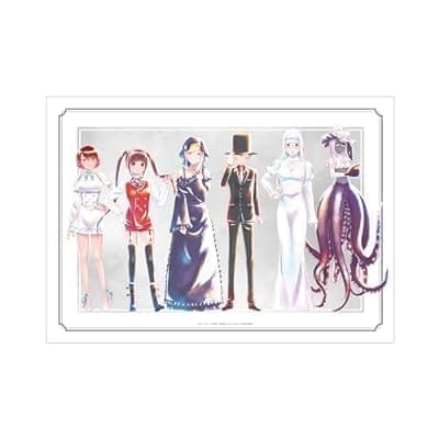 死神坊ちゃんと黒メイド 集合 Ani-Art aqua label A3マット加工ポスター