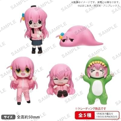 アニメぼっち・ざ・ろっく! ぼっちちゃんがいっぱいフィギュア (全5種) 1BOX:6個入