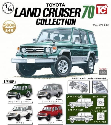 1/64 トヨタ ランドクルーザー70 コレクション