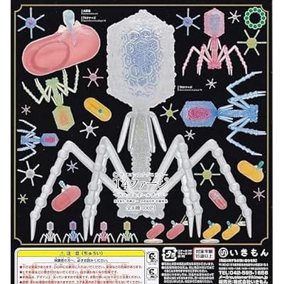 サイエンステクニカラー T4ファージ マスコット&ボールチェーン