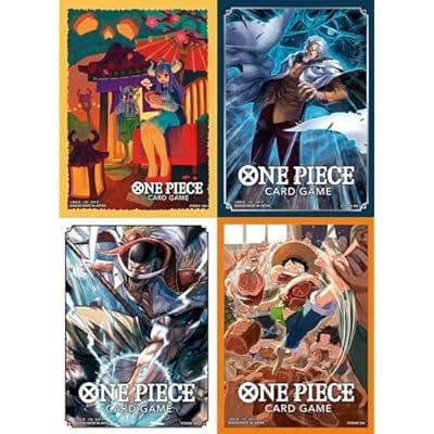 【4種セット】ONE PIECEカードゲーム オフィシャルカードスリーブ7 (4種アソート)