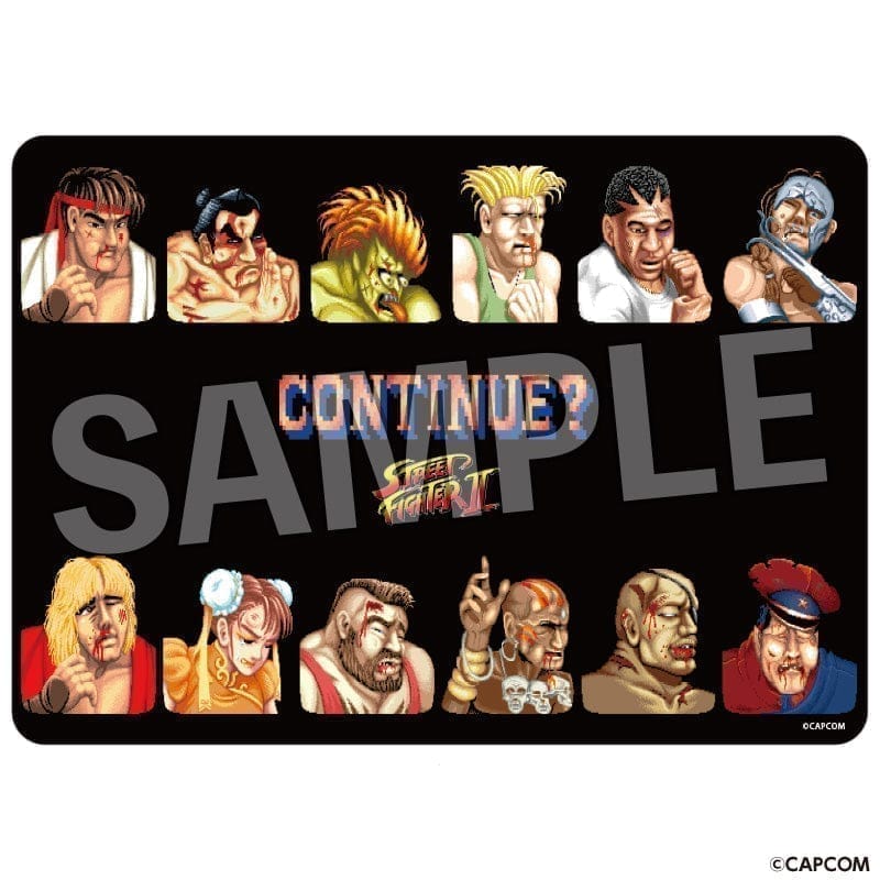 PROOF ストリートファイターII イラストプレイマットNT CONTINUE?