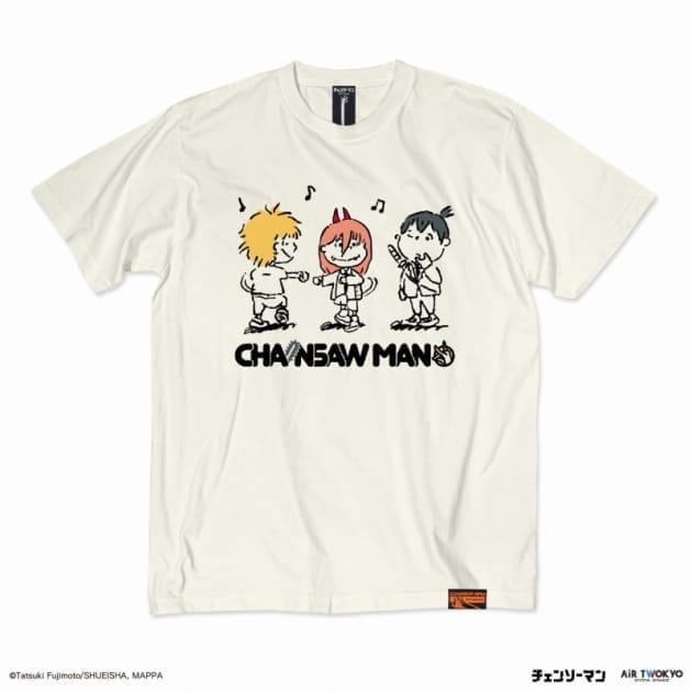 チェンソーマン オープニングイラストTシャツ6 L