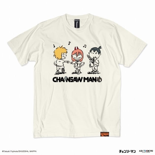 チェンソーマン オープニングイラストTシャツ6 S