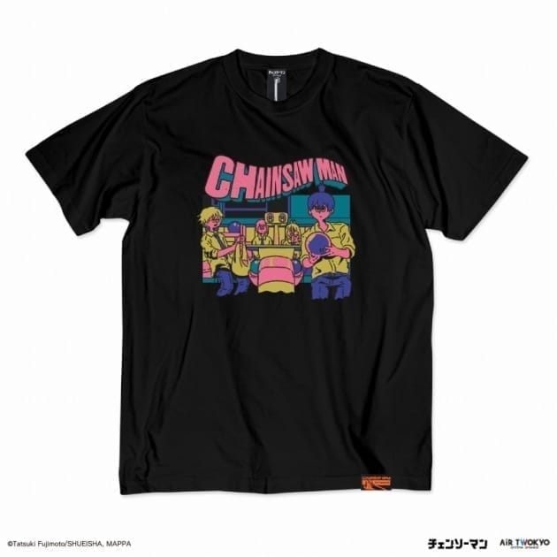 チェンソーマン オープニングイラストTシャツ4 XXL