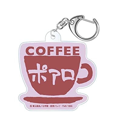 名探偵コナン B.エプロンロゴ(ピンク) 喫茶ポアロシリーズ アクリルキーホルダー