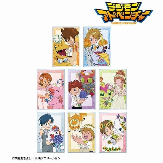 【デジモンアドベンチャー】描き下ろし 25th Anniversary ver. トレーディングアクリルカード 8個入り1BOX