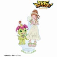 【デジモンアドベンチャー】描き下ろし 太刀川ミミ&パルモン 25th Anniversary ver. 特大アクリルスタンド