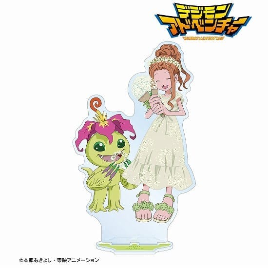 【デジモンアドベンチャー】描き下ろし 太刀川ミミ&パルモン 25th Anniversary ver. BIGアクリルスタンド