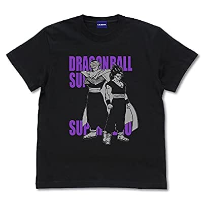 ドラゴンボール超 スーパーヒーロー 悟飯&ピッコロ Tシャツ/BLACK-XL