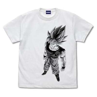 ドラゴンボールZ 超サイヤ人 孫悟空 Tシャツ/WHITE-L