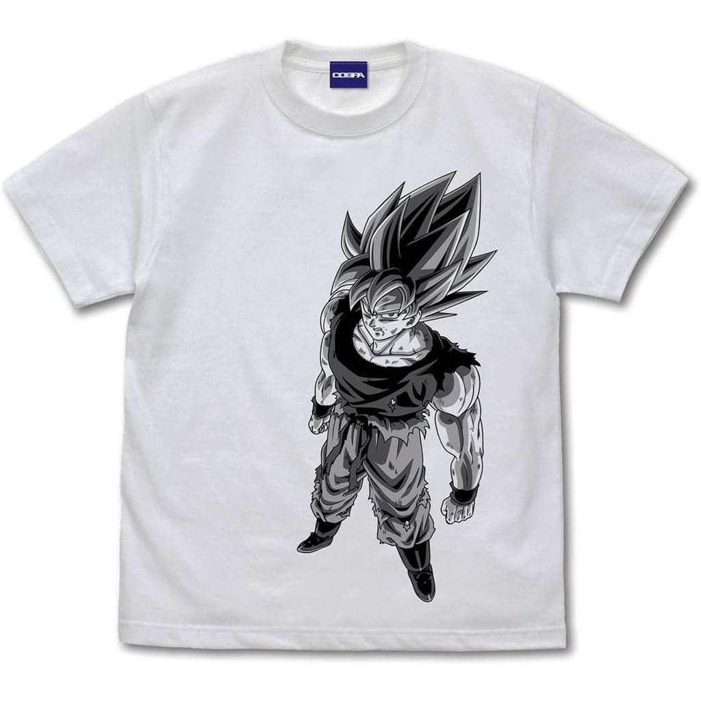 ドラゴンボールZ 超サイヤ人 孫悟空 Tシャツ/WHITE-S