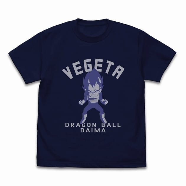 ドラゴンボールDAIMA ベジータ(ミニ) Tシャツ/NAVY-XL