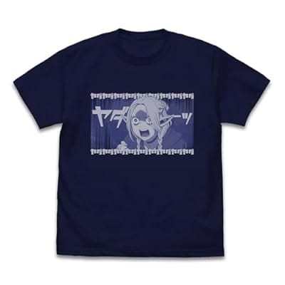 ダンジョン飯 やだやだマルシル Tシャツ/NAVY-M