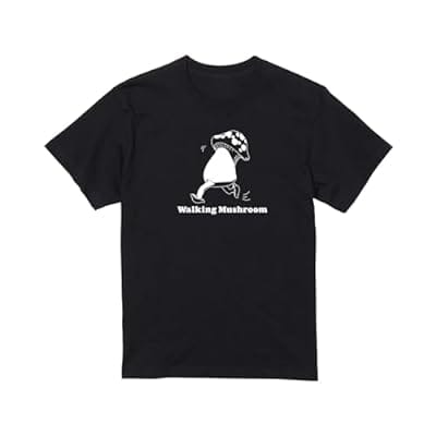 歩き茸 Tシャツ ブラック メンズSサイズ 「ダンジョン飯」