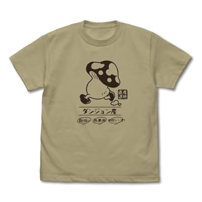 ダンジョン飯 歩き茸 Tシャツ/SAND KHAKI-M