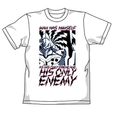 ヱヴァンゲリヲン新劇場版 初号機ENEMY Tシャツ/ホワイト-XL(新世紀エヴァンゲリオン)