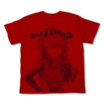 ヱヴァンゲリヲン新劇場版 あんたバカぁ?Tシャツ/レッド-XL(新世紀エヴァンゲリオン)