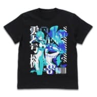 EVANGELION エヴァ零号機 アシッドグラフィックスTシャツ/BLACK-S