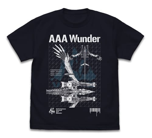 EVANGELION AAAヴンダー Tシャツ/DARK NAVY-L