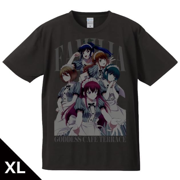 TVアニメ「女神のカフェテラス」 Tシャツ Familia ver. XLサイズ