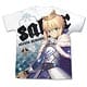 Fate/Grand Order アルトリア・ペンドラゴン フルグラフィックTシャツ/ホワイト-S