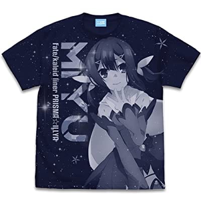 Fate/kaleid liner プリズマ☆イリヤ ツヴァイ ヘルツ! Tシャツ 美遊・エーデルフェルト オールプリントTシャツ Ver.2.0 ネイビー Lサイズ