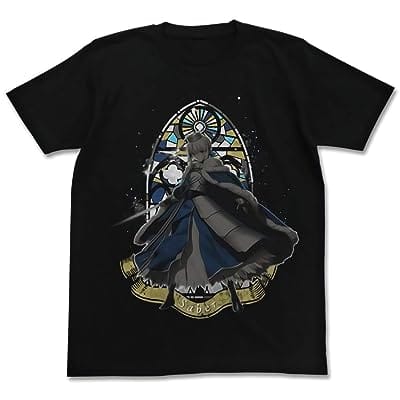 Fate/Grand Order アルトリア・ペンドラゴンTシャツ/ブラック-L