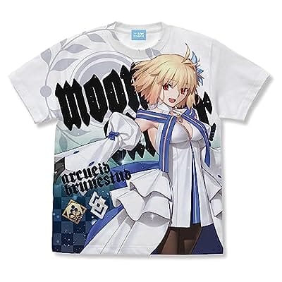 Fate/Grand Order ムーンキャンサー/アルクェイド・ブリュンスタッド フルグラフィックTシャツ/WHITE-L