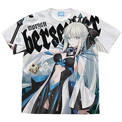 Fate/Grand Order バーサーカー/モルガン フルグラフィックTシャツ/WHITE-M