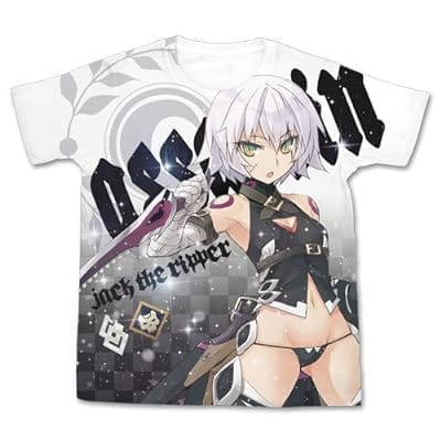 Fate/Grand Order アサシン/ジャック・ザ・リッパー フルグラフィックTシャツ/WHITE-L