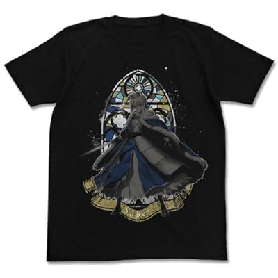 Fate/Grand Order アルトリア・ペンドラゴンTシャツ/ブラック-S