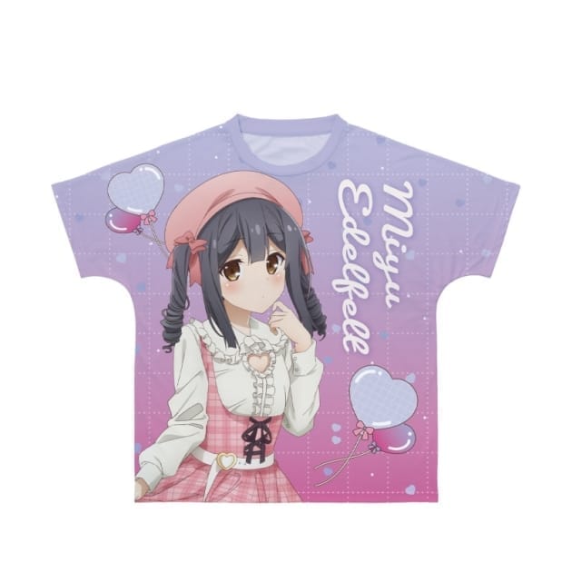 劇場版「Fate/kaleid liner プリズマ☆イリヤ Licht 名前の無い少女」 美遊 PINK kawaii style ver. フルグラフィックTシャツユニセックス(サイズ/XL)