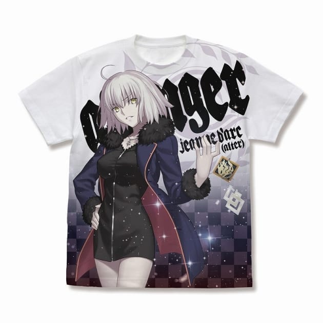 Fate/Grand Order アヴェンジャー/ジャンヌ・ダルク オルタ 邪竜の魔女ver新宿1999 Tシャツ/WHITE-M