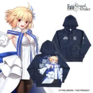 Fte/Grand Order コスパ・デポ限定 ムーンキャンサー/アルクェイド・ブリュンスタッド フルグラフィックジップパーカー/L>