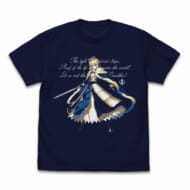 Fate/Grand Order セイバー/アルトリア・ペンドラゴン Tシャツ 宝具発動Ver./NAVY-L