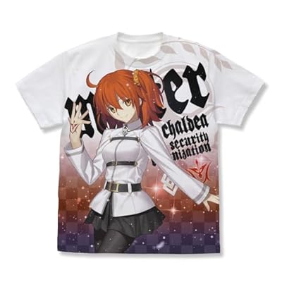 Fate/Grand Order マスター/主人公(女)魔術礼装・カルデア フルグラフィックTシャツ/WHITE-S