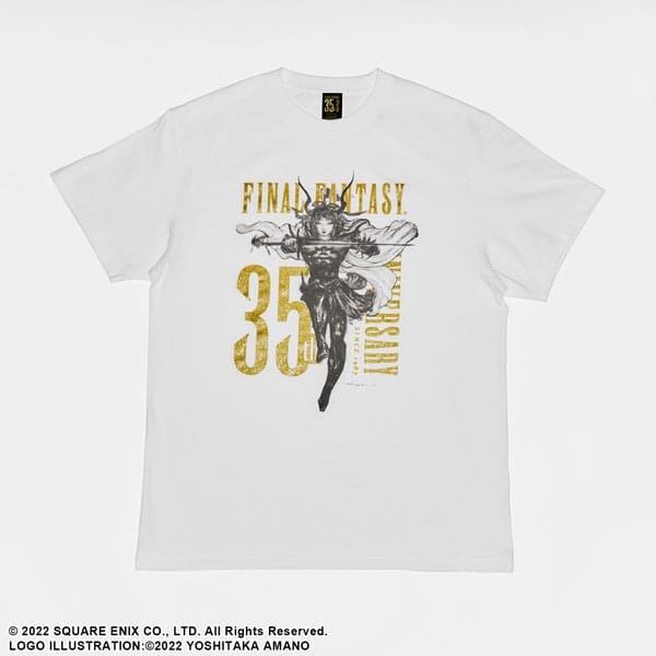 FINAL FANTASY 35th Anniversary Tシャツ 〈WHITE〉