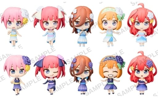 トレーディングフィギュア しろくろカプセル 五等分の花嫁 BOX ver.